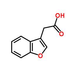 苯并呋喃-3-乙酸结构式