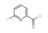 2-氟-6-吡啶甲酰氯结构式