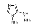 3-Hydrazino-4H-1,2,4-triazol-4-amine结构式