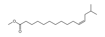 methyl (Z)-14-methyl-11-pentadecenate结构式