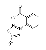3-[2-(aminocarbonyl)phenyl]sydnone结构式