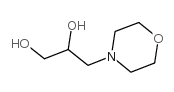 3-(4-吗啉基)-1,2-丙二醇结构式
