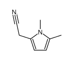 2-(1,5-dimethylpyrrol-2-yl)acetonitrile结构式