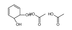 acetic acid,(1R,2R)-cyclohexa-3,5-diene-1,2-diol结构式