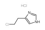 4-(2-氯乙基)咪唑盐酸盐结构式