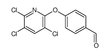 4-(3,5,6-trichloropyridin-2-yl)oxybenzaldehyde结构式