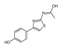 N-[4-(4-hydroxyphenyl)-1,3-thiazol-2-yl]acetamide结构式