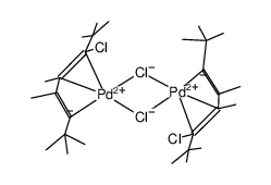 [(&sigma;,&pi;-CBu(t)=CMeCMe=CBu(t)Cl)PdCl]2结构式