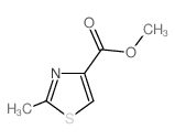 2-甲基噻唑-4-羧酸甲酯结构式