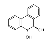 (9R,10R)-trans-9,10-dihydroxy-3,4-dihydrophenanthrene结构式