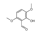 2-HYDROXY-3,6-DIMETHOXY-BENZALDEHYDE结构式