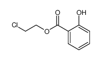 salicylic acid-(2-chloro-ethyl ester)结构式