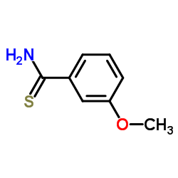 3-甲氧基苯硫代甲酰胺结构式