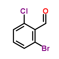 2-氯-6-溴苯甲醛结构式