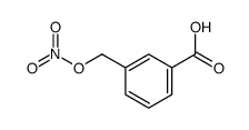 3-(nitrooxymethyl)benzoic acid结构式
