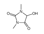 5-hydroxy-1,3-dimethylimidazolidine-2,4-dione结构式