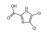 4,5-dichloro-1H-imidazole-2-carboxylic acid结构式