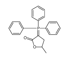 5-methyl-3-(triphenyl-&lambda;5-phosphanylidene)oxolan-2-one结构式