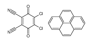 pyrene-2,3-dichloro-5,6-dicyano-p-benzoquinone complex结构式