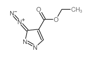 3H-Pyrazole-4-carboxylicacid, 3-diazo-, ethyl ester结构式