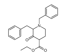 ethyl 1,2-dibenzyl-3-oxopiperidine-4-carboxylate结构式