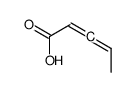 penta-2,3-dienoic acid结构式