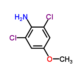 2,6-二氯-4-甲氧基苯胺结构式