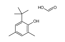 2-tert-butyl-4,6-dimethylphenol,formic acid结构式