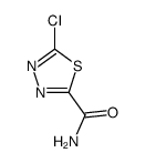 5-氯-1,3,4-噻二唑-2-甲酰胺结构式