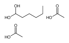 acetic acid,hexane-1,1-diol结构式