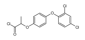 2-[4-(2,4-dichlorophenoxy)phenoxy]propanoyl chloride结构式