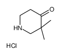 3,3-二甲基哌啶-4-酮盐酸盐结构式