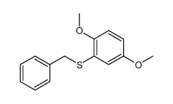 2-benzylsulfanyl-1,4-dimethoxybenzene结构式