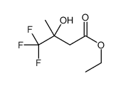 Ethyl 3-hydroxy-3-methyl-4,4,4-trifluorobutyrate结构式