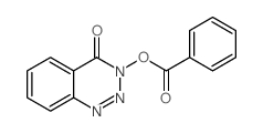 Benzoic acid,4-oxo-1,2,3-benzotriazin-3-yl ester结构式