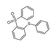 1-(phenylsulphonyl)-2-(phenylthio)benzene结构式