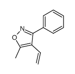 5-methyl-3-phenyl-4-vinyl-isoxazole结构式