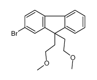 2-bromo-9,9-bis(2-methoxyethyl)fluorene结构式