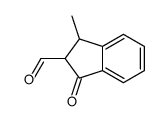 1-methyl-3-oxo-1,2-dihydroindene-2-carbaldehyde结构式
