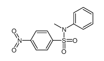 N-methyl-4-nitro-N-phenylbenzenesulfonamide结构式