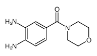 (3,4-diaminophenyl)-morpholin-4-ylmethanone结构式