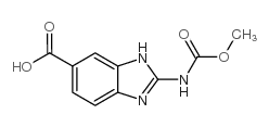 2-甲氧基羰氨基-3H-苯并咪唑-5-羧酸结构式