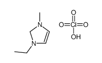 1-乙基-3-甲基咪唑鎓高氯酸盐结构式