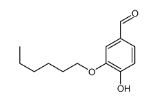 3-hexoxy-4-hydroxybenzaldehyde结构式