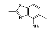 4-Benzothiazolamine,2,5-dimethyl-(9CI)结构式