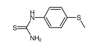 1-(4-(methylthio)phenyl)thiourea结构式