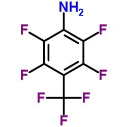 4-氨基七氟甲苯结构式