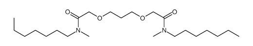 N-heptyl-2-[3-[2-[heptyl(methyl)amino]-2-oxoethoxy]propoxy]-N-methylacetamide结构式