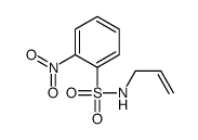 2-nitro-N-prop-2-enylbenzenesulfonamide结构式