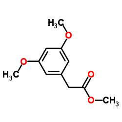 3,5-二甲氧基苯乙酸甲酯结构式
